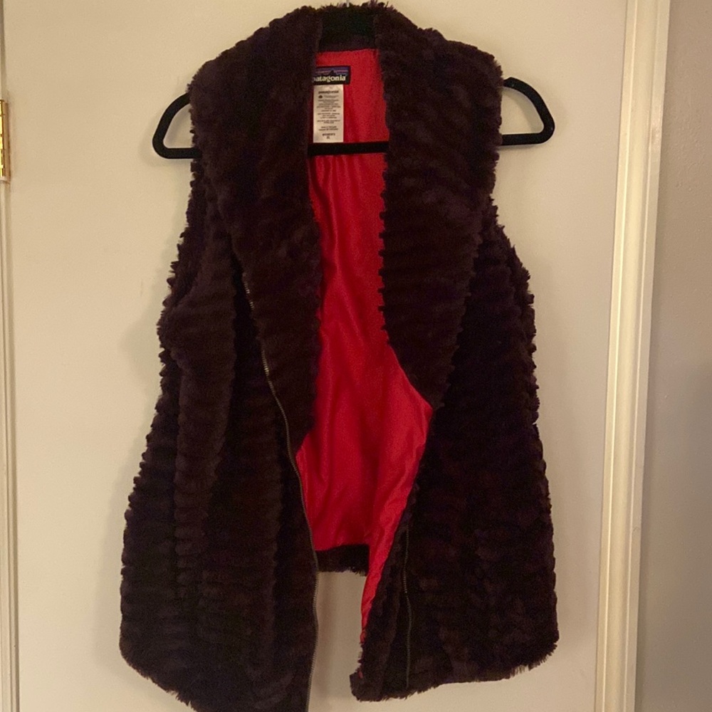 Patagonia dark purple vest